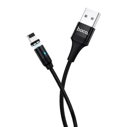Кабель Hoco USB Cable to Lightning U76 Fresh 2A 1.2m Black