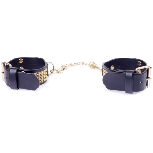 Наручники із кристалами Fetish Boss Series - Handcuffs with cristals Gold (BS3300095)