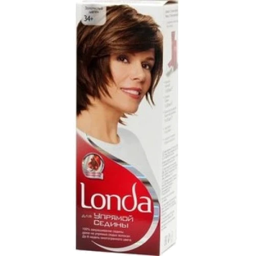 LONDA Крем-фарба для волосся Зафарбовування сивини 34 Золотий каштан 110 ml