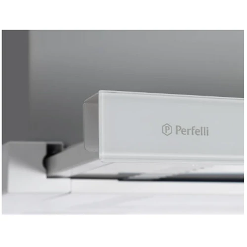Витяжка Perfelli TLS 6833 W LED Strip: Матеріал корпусу нержавіюча cталь, Скло