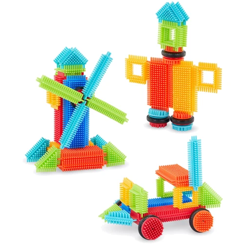 Конструктор Battat Lite серії Bristle Blocks Будівельник, 36 дет. (BT3099Z)