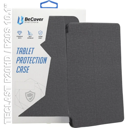 Аксессуар для планшетных ПК BeCover Smart Case Black for Teclast P20HD / P20S 10.1 (709485): Цвет черный