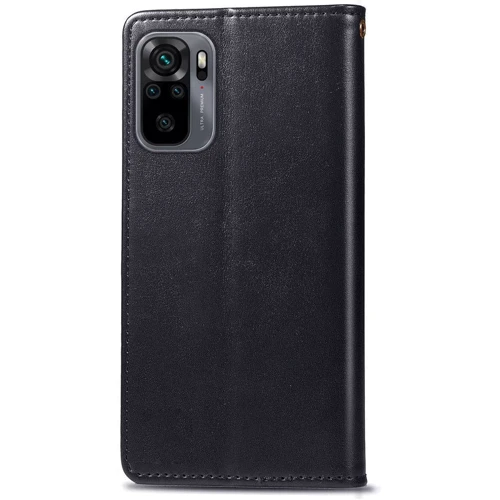 Аксесуар для смартфона Mobile Case Getman Gallant Black for Xiaomi Redmi Note 10/ Note 10s : Матеріал Искусcтвенная шкіра і Термополиуретан