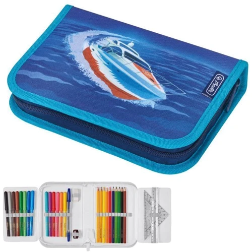 Пенал с наполнением Herlitz Oceanside Boat Катер 31пр. (50033027)