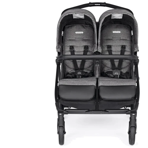 Прогулочная коляска Peg-Perego Book for Two Quarz для двойни серая (IP05280000GL53): Ширина шасси 74.5 см