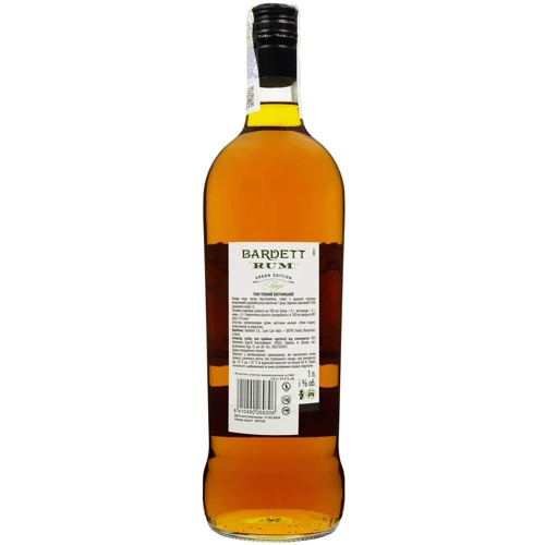 Ром Bardett Anejo 37.5% 1 л (FSH_8410490269306): Объем, л 1