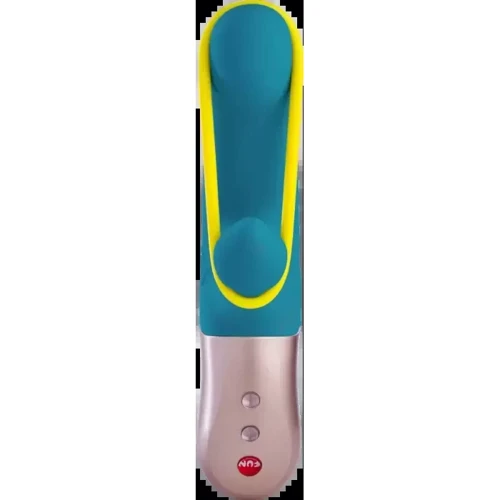 Вибратор Fun Factory AMORINO petrol - neon yellow