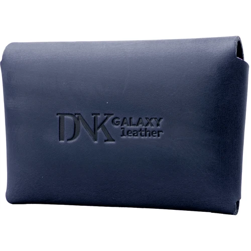 Чоловіча візитниця DNK Leather темно-синя (DNK-Cards-vint-colK) фото 6
