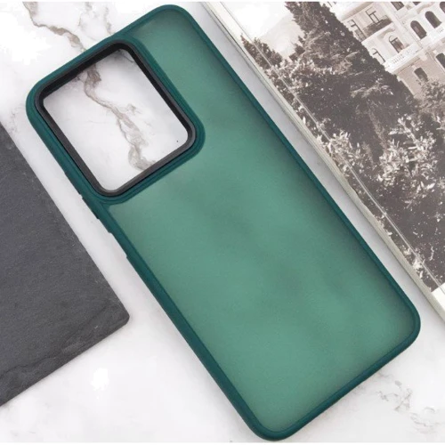 Чохол для телефона Epik TPU+PC Lyon Frosted Case Green для Infinix Hot 40: Сумісність Infinix Hot 40