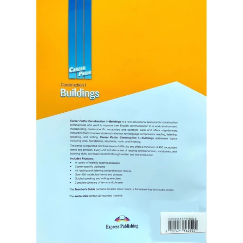 Career Paths: Construction I: Buildings: Student's Book: ISBN 9781471562525