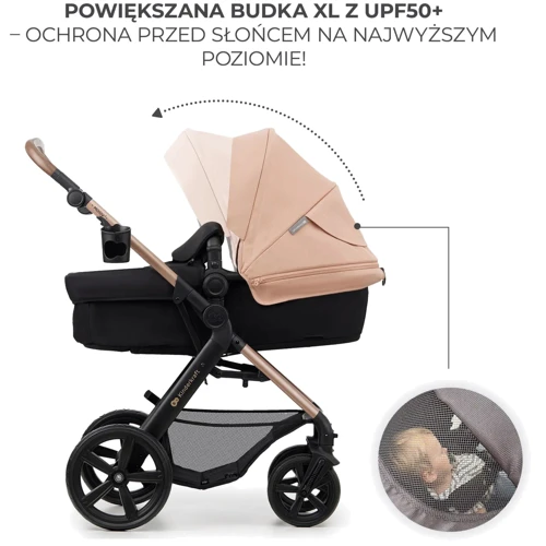 Універсальна коляска 3 в 1 Kinderkraft Moov 2 Sand Beige (KSMOOV02BEGEV00) фото 25
