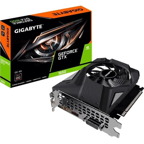 Видеокарта GIGABYTE GeForce GTX1650 4096Mb D6 OC (GV-N1656OC-4GD): Тип памяти GDDR6