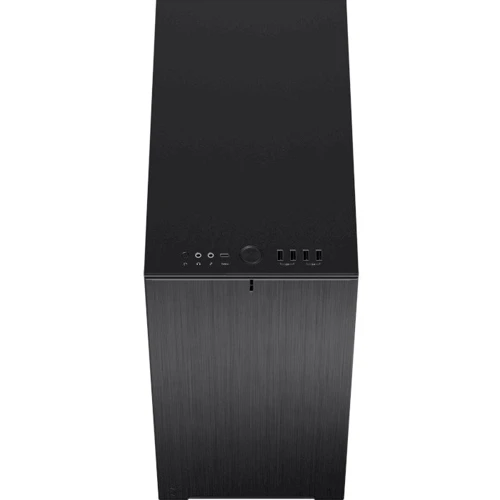 Корпус Fractal Design Define 7 Mini - Black Solid (FD-C-DEF7M-01): Матеріал передній панелі пластик + сталь