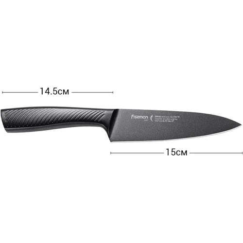 Ніж Fissman Shinai graphite кухарський 15 см (2483) фото 5