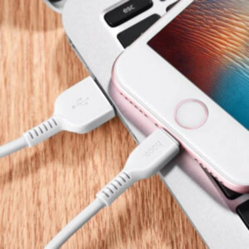 Кабель Hoco USB Cable to Lightning X13 2A 1m White фото 3