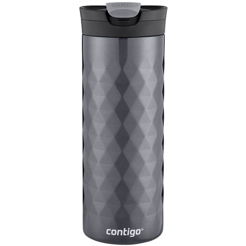Термокухоль Contigo Kenton SnapSeal Stainless Steel Travel Mug 591 мл Gunmetal (2006114): Об'єм, мл 591