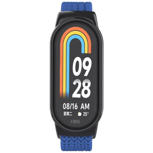 Ремінець ArmorStandart Braided Solo Loop Blue для Xiaomi Smart Band 8/9/10 (ARM86880)