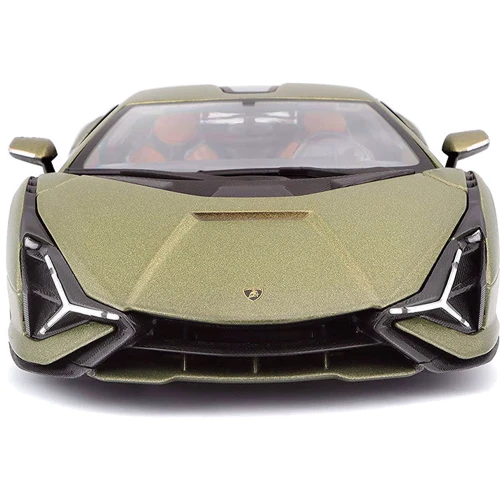 Автомодель - Lamborghini Sián FKP 37 (матовий зелений металік, 1:18): Матеріал металл