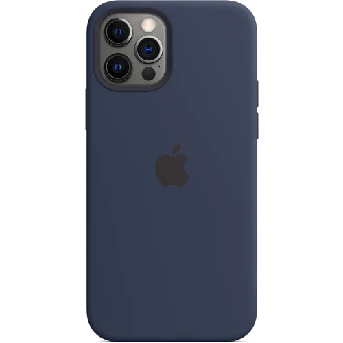 Чехол для iPhone Apple Silicone Case with MagSafe Deep Navy (MHL43) for iPhone 12/iPhone 12 Pro фото 6