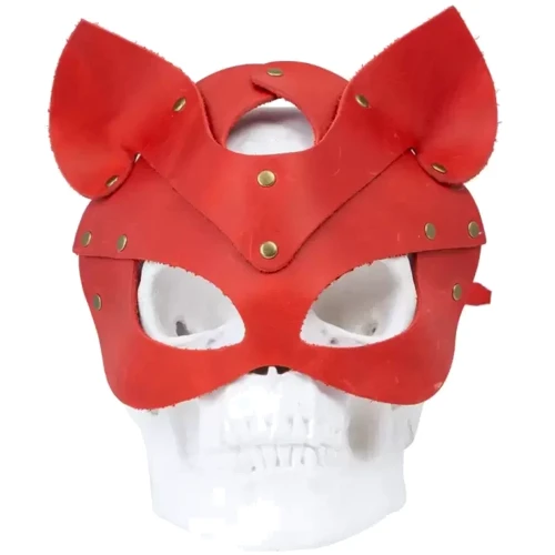 Маска кошки LOVECRAFT красная