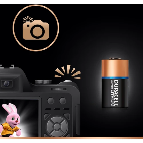 Батарейка Duracell Ultra літієва спеціальна фотобатарея CR2, 2 шт. фото 3