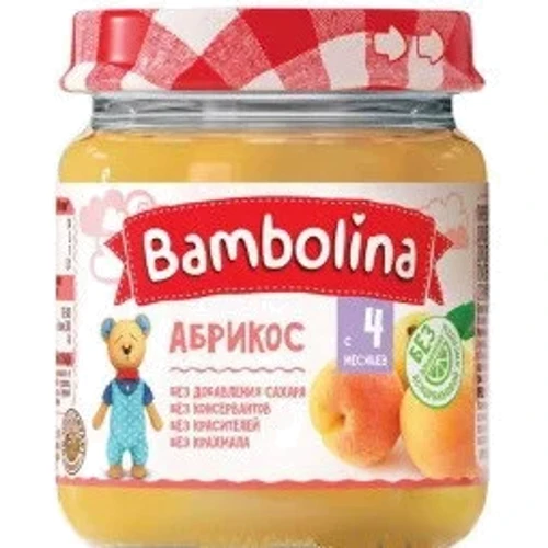 Пюре Bambolina Абрикос 100 г new (4813163001861)