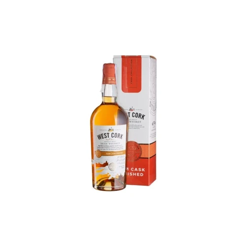 Виски West Cork West Cork Small Batch Rum Cask, gift box (0,7 л.) (BW50397)
