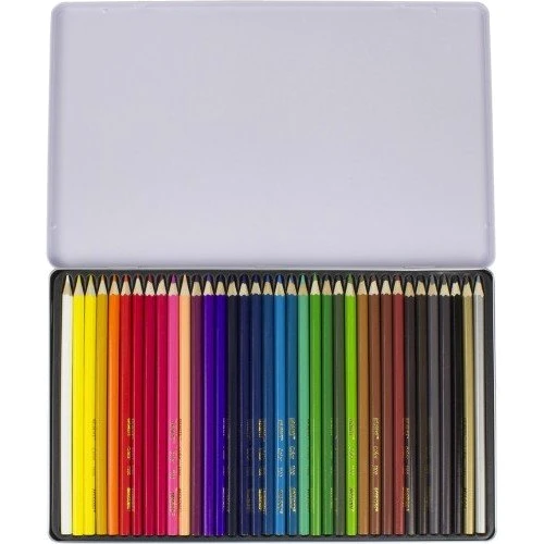Карандаши Marco 1100-36TN 36 цветов Colorit в металлическом пенале: Тип Цветные