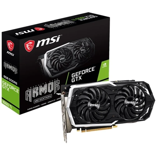 Видеокарта MSI GeForce GTX 1660 Ti Armor OC 6GB