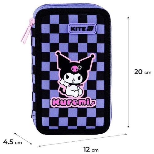 Набор Kite рюкзак + пенал + сумка для обуви 556 Kuromi (SET_HK25-556M): Цвет черный