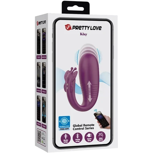 Смарт вибратор с толчками LYBAILE Pretty Love Klay (BI-300093HP): Для кого Для пары
