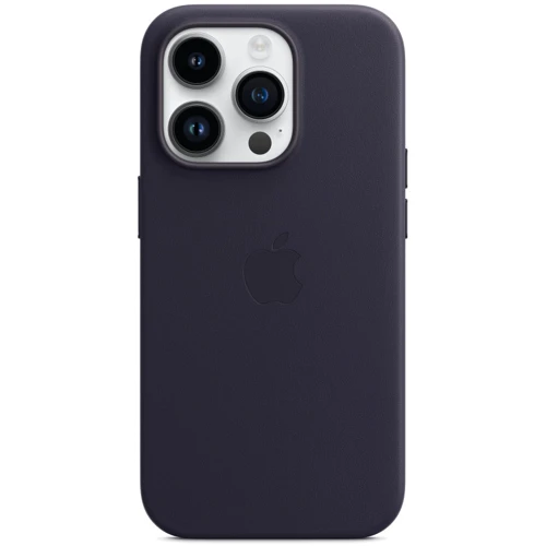 Чохол для iPhone Apple for iPhone 14 Pro Leather Case with MagSafe Ink (MPPJ3) : Колір фиолетовый