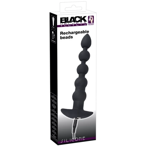 Анальний стимулятор Orion - Black Velvets Rechargeable Beads