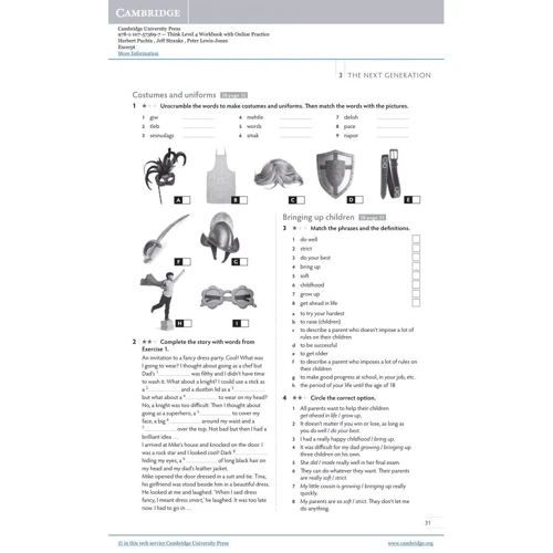 Think 4: Workbook with Online Practice: Количество страниц 128