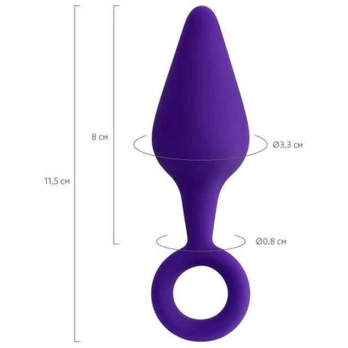 Анальная пробка ToDo Anal Plug Bung (фиолетовая)