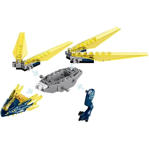 Конструктор LEGO Ninjago Битва дракончиків Нії та Аріна 157 деталей (71798) фото 6