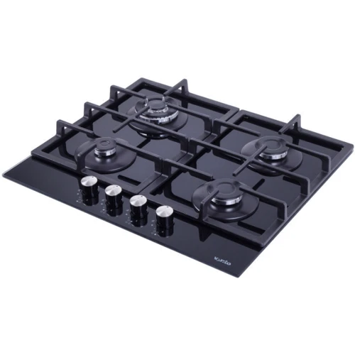 Варильна поверхня газова Ventolux HSF640-M3G T (BK/BRONZE): Кількість конфорок 4