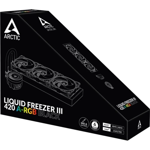 Кулер Arctic Liquid Freezer III 420 A-RGB Black (ACFRE00145A) фото 13