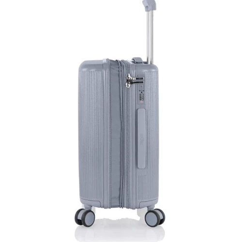 Чемодан Heys Earth Tones (S) Glacier Grey серый (10156-0144-21)/(10156-0144-S3): Тип ручки Телескопическая ручка, Короткая ручка