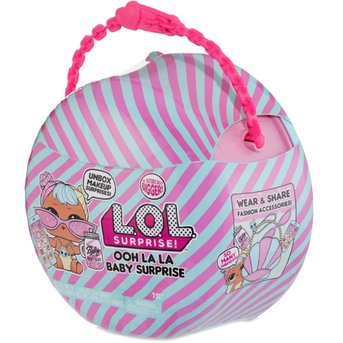 Игровой набор с куклой L.O.L. SURPRISE! серии "Ooh La La Baby Surprise" - БЕБИ БОН-БОН (с аксесс.) (562498): Особенности Меняет цвет, С блестками