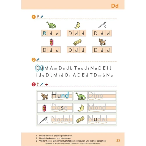 Erste Hilfe Deutsch: Alphabetisierung für Grundschulkinder mit MP3-Download: Кількість сторінок 96