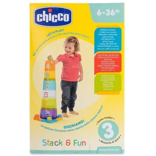 Розвиваюча іграшка Chicco Захоплююча пірамідка (09308.00): Тип інше