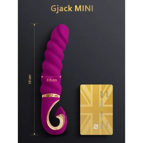Анатомический витой вибратор Gvibe Gjack Mini Purple