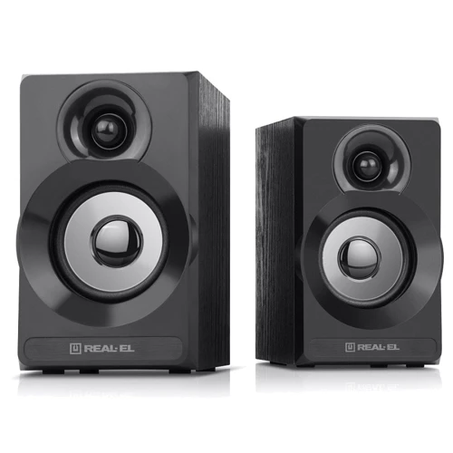 Акустична система REAL-EL S-217 Black (EL121200013): Матеріал корпусу МДФ
