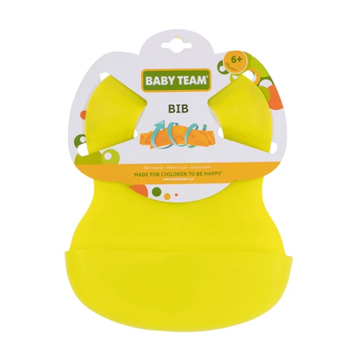 Резиновый нагрудник салатовый (6500): Производитель Baby Team