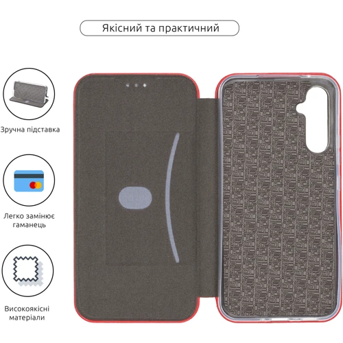 Чехол для телефонов ArmorStandart G-Case Red for Samsung A346 Galaxy A34 5G (ARM72808): Тип чехол-книжка