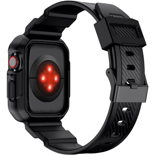 Аксессуар для Watch TPU Strap with Case Black (FLS181107) for Apple Watch 42/44/45/49mm Ultra фото 6