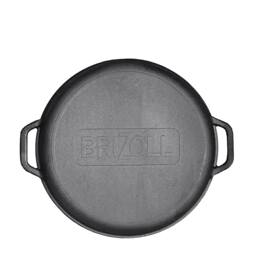 Казан Brizoll азиатский чугунный с крышкой-сковородкой гриль 8 л (KA08-2) фото 5