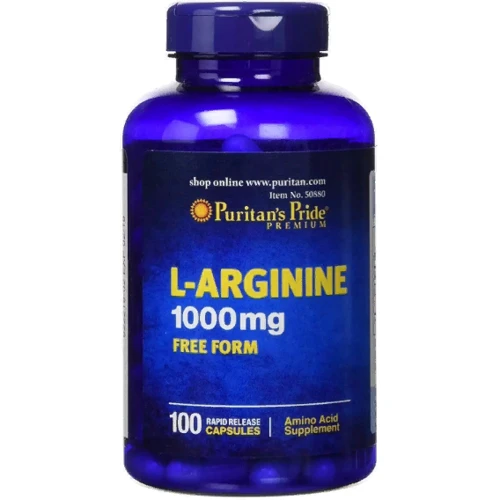 Puritan's Pride L-Arginine 1000 mg L-аргинин 100 капсул
