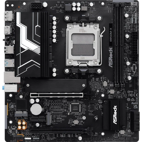 ASRock B850M-X UA: Дополнительно Радиатор на VRM, Поддержка UEFI, Поддержка RAID